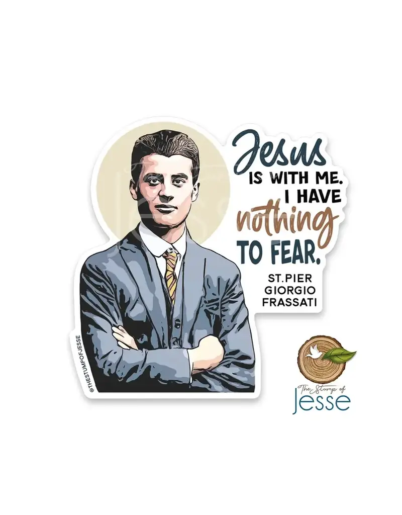 The Stump of Jesse St. Pier Giorgio Frassati Waterproof Sticker