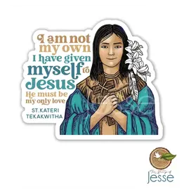 The Stump of Jesse St. Kateri Tekakwitha Waterproof Sticker