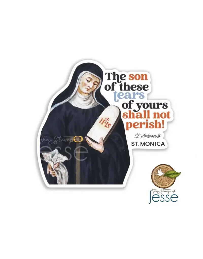 The Stump of Jesse St. Monica Waterproof Sticker