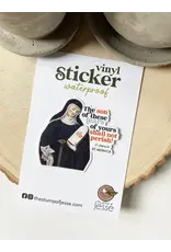 The Stump of Jesse St. Monica Waterproof Sticker