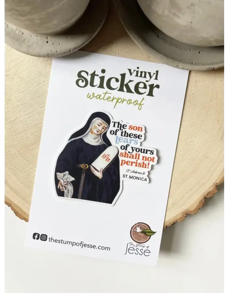 The Stump of Jesse St. Monica Waterproof Sticker