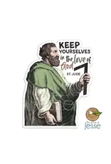 The Stump of Jesse St. Jude Apostle Sticker