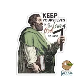 The Stump of Jesse St. Jude Apostle Sticker