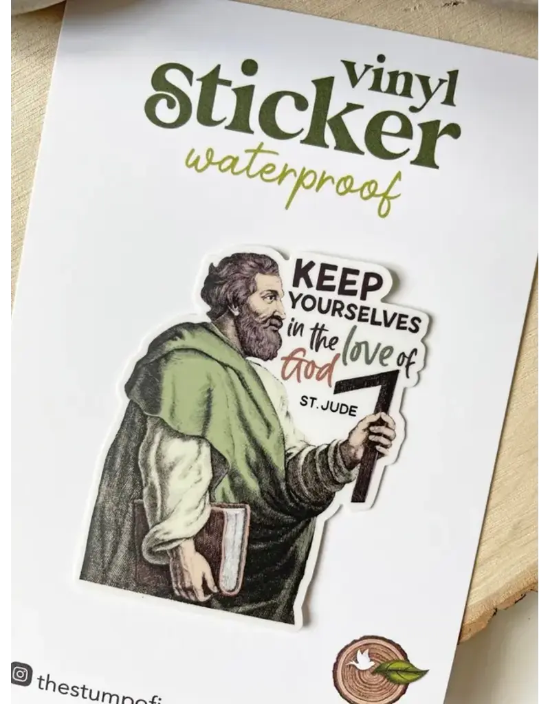 The Stump of Jesse St. Jude Apostle Sticker