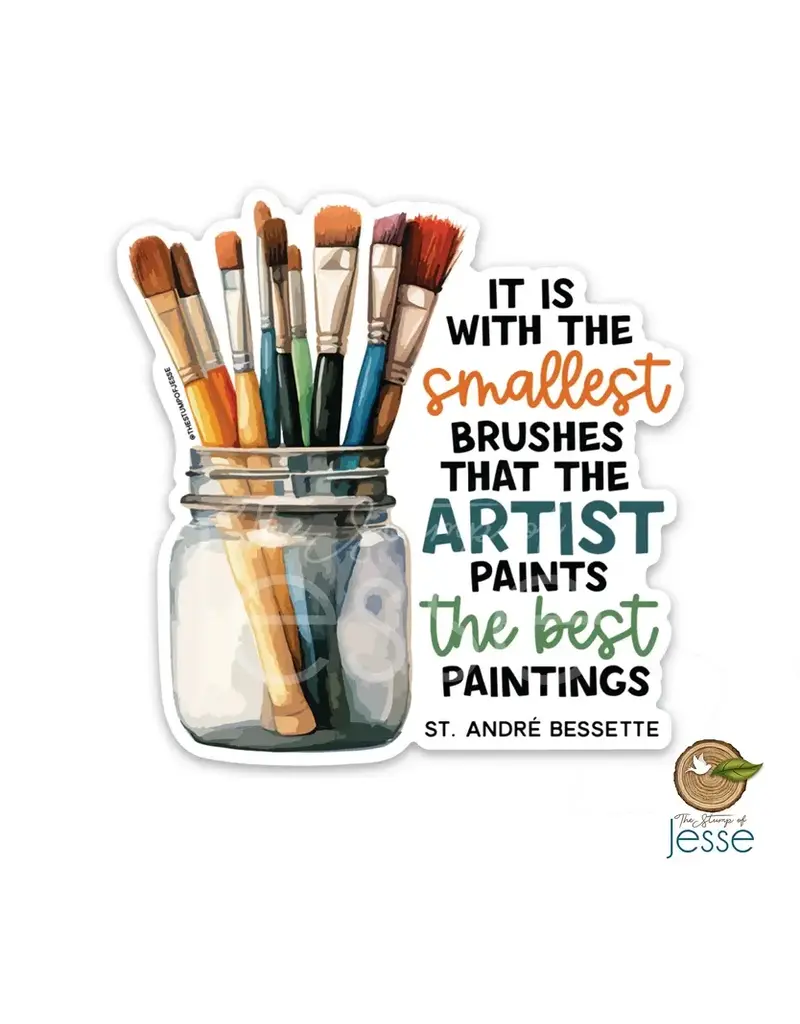 The Stump of Jesse St. Andre Bessette Waterproof Sticker