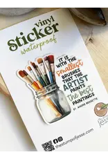 The Stump of Jesse St. Andre Bessette Waterproof Sticker