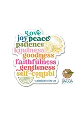 The Stump of Jesse The Fruits of the Holy Spirit Waterproof Sticker