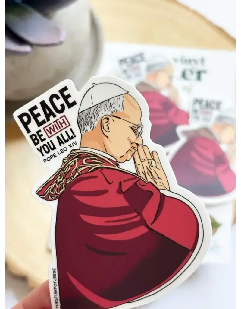 The Stump of Jesse Pope Leo XIV Waterproof Sticker
