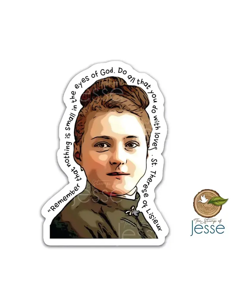 The Stump of Jesse St. Therese of Lisieux Waterproof Sticker