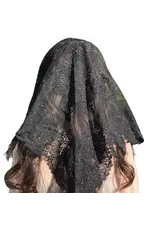 Oremus Mercy Chapel Veil, St. Catalina Thomas, Black
