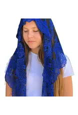 Oremus Mercy St. Catalina Thomas Veil - BLUE