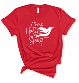 Come Holy Spirit Confirmation T-Shirt-Red, Xlarge