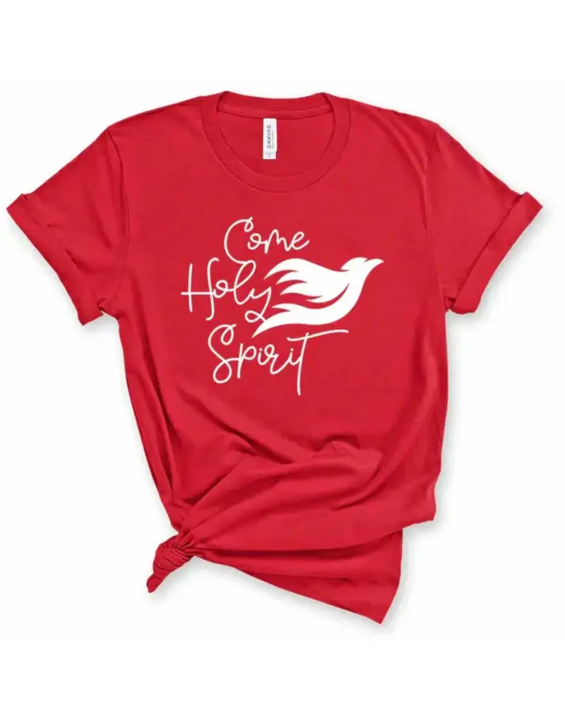 Come Holy Spirit Confirmation T-Shirt-Red, Xlarge