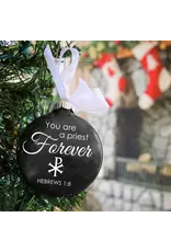 Catholic Priest Glitter Christmas Ornament