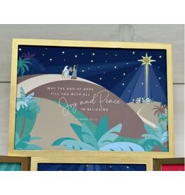 Be Still Prayer Space Christmas Prayer Card in Gold Box Frame - Bethlehem | Be Still Prayer Space