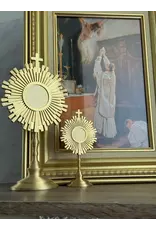 Be Still Prayer Space 3D Printed Gold Monstrance 9.5"