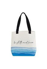 CB Gift Tote Bag - Canvas | Be Still And Know (17" x 14.5" w/8" Gusset)
