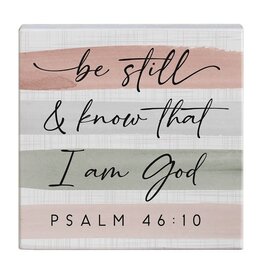 Sincere Surroundings Small Talk Square-Be Still (5.25" x 5.25")