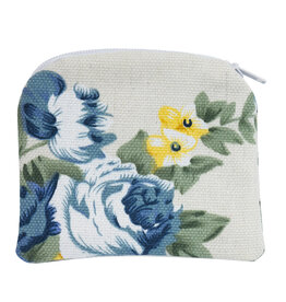 McVan Blue Floral Rosary Pouch