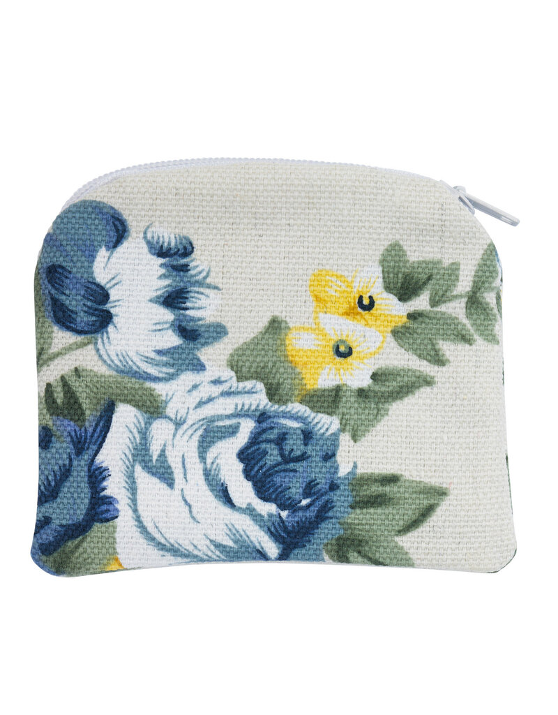 McVan Blue Floral Rosary Pouch