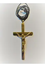 MDS Antique Solid Brass Cross/Corpus- Pendant