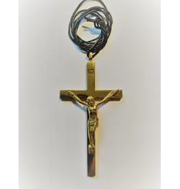 MDS Antique Solid Brass Cross/Corpus- Pendant