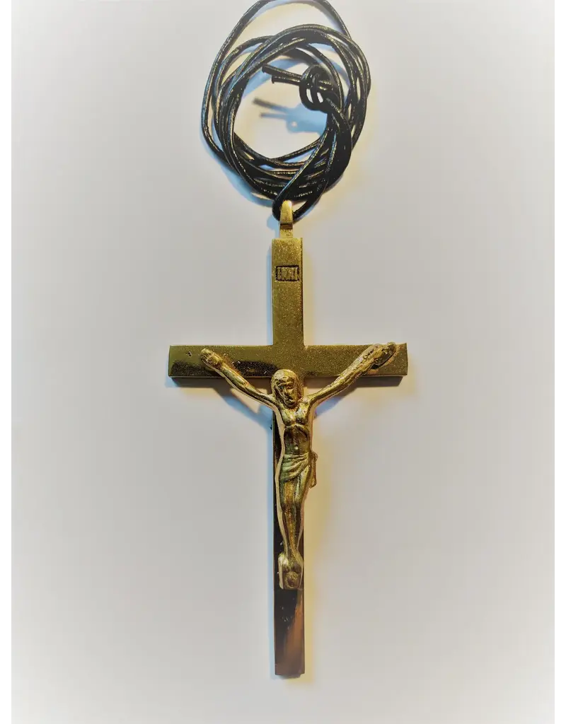 MDS Antique Solid Brass Cross/Corpus- Pendant
