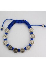 McVan Blue St. Benedict Adjustable Cord Bracelet