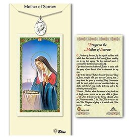 Bliss Manufacturing Mother of Sorrows Pewter Medal