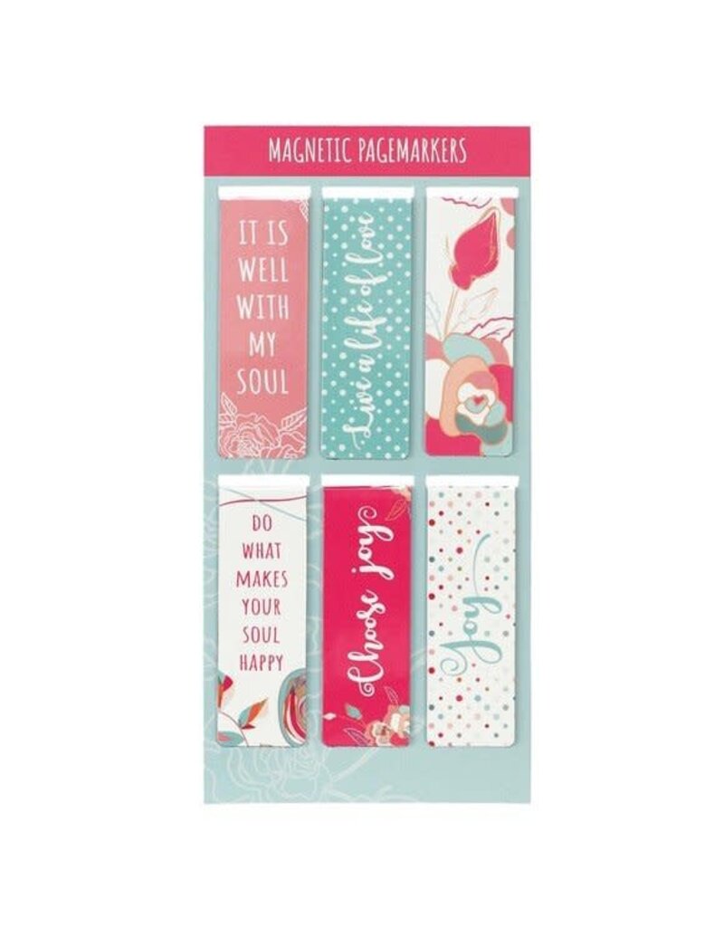 Christian Art and Gifts Magnetic Bookmarks Well with My Soul
