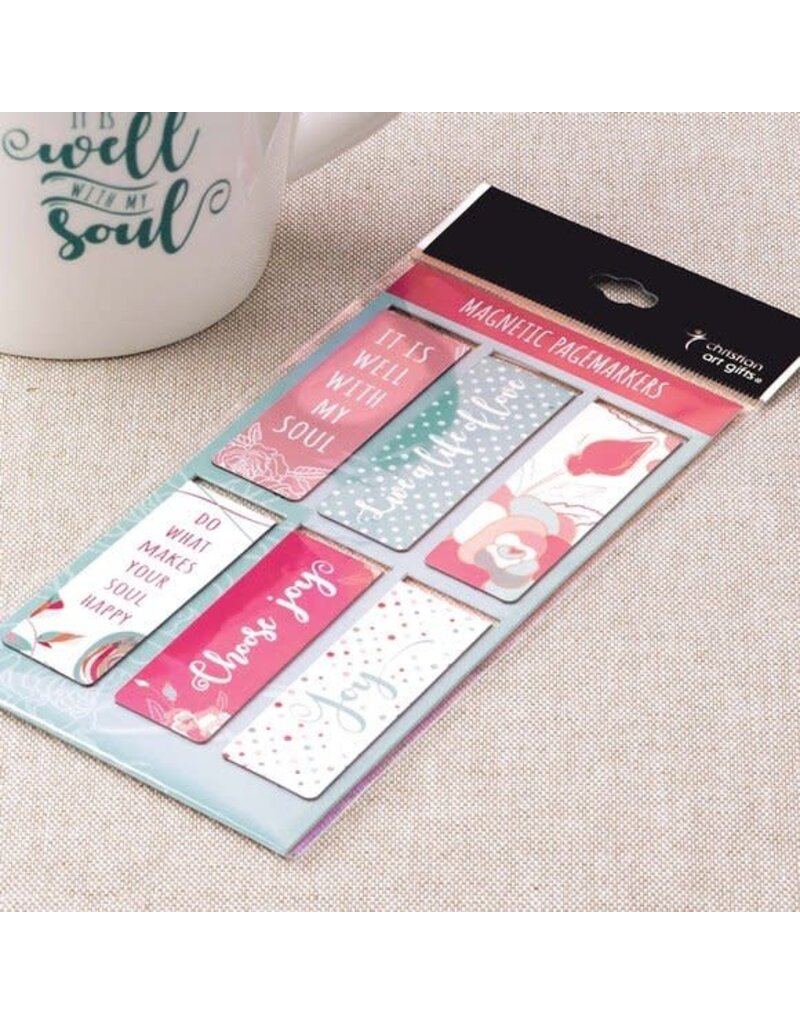 Christian Art and Gifts Magnetic Bookmarks Well with My Soul