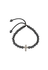 McVan Hematite Cross Bracelet