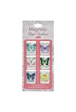 Christian Art and Gifts Magnetic Bookmark- Butterfly Blessings (Set Of 6)