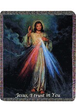 Anchor Productions Throw-The Divine Mercy/Jesus, I Trust In You-Tapestry (50" x 60")
