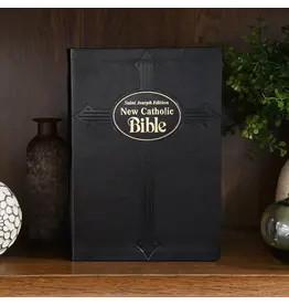 Catholic Book Publishing Corp Large Print New American Bible Black Leather St. Joseph Edition