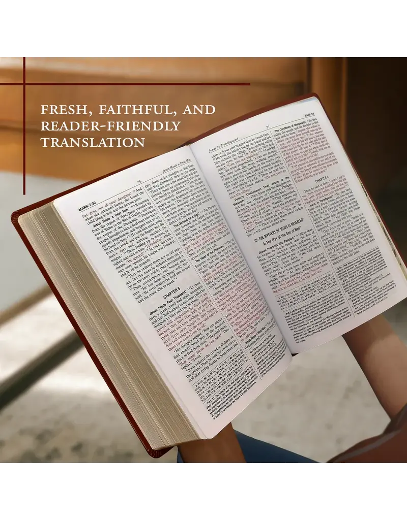 Catholic Book Publishing Corp Large Print New American Bible Black Leather St. Joseph Edition