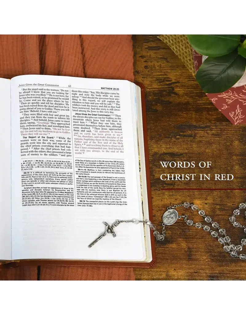 Catholic Book Publishing Corp Large Print New American Bible Black Leather St. Joseph Edition