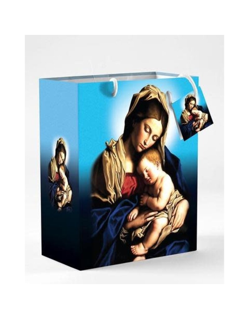 Lumen Mundi Medium Madonna and Child Gift Bag with Tissue