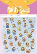Faith That Sticks Miniature Angels Sticker - 6 Sheets