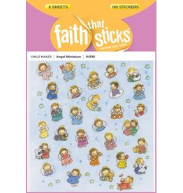Faith That Sticks Miniature Angels Sticker - 6 Sheets