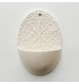 The Little Rose Shop Chi Rho Holy Water Font