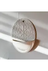 The Little Rose Shop Chi Rho Holy Water Font