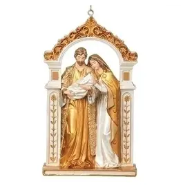 Roman, Inc 5" Holy Family in Arch Ornament