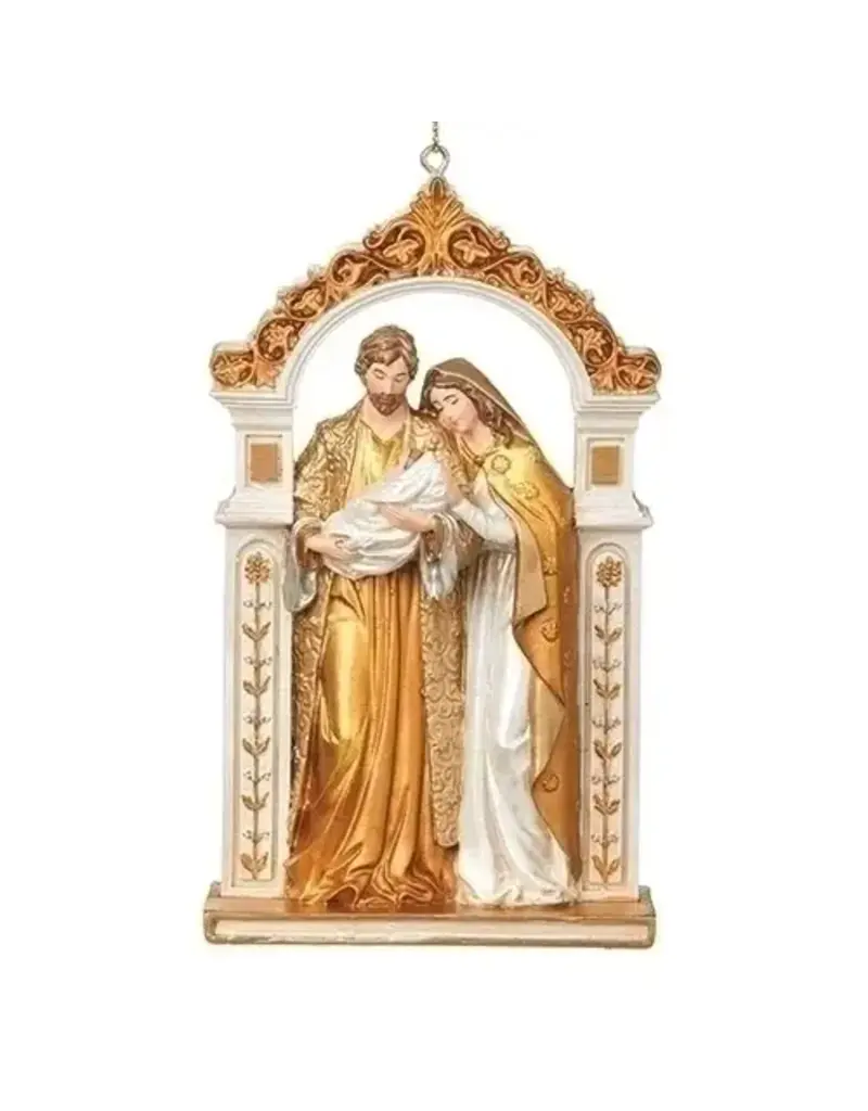 Roman, Inc 5" Holy Family in Arch Ornament