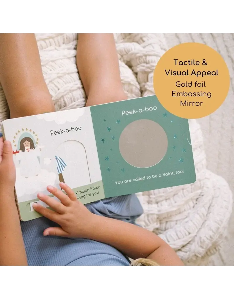 The Little Rose Shop Peek-A-Boo Saints Catholic Board Book 2