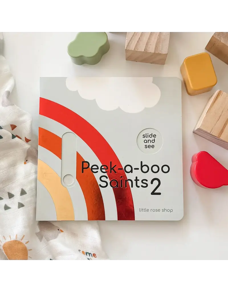 The Little Rose Shop Peek-A-Boo Saints Catholic Board Book 2