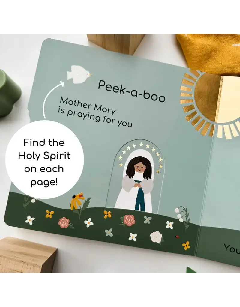 The Little Rose Shop Peek-A-Boo Saints Catholic Board Book