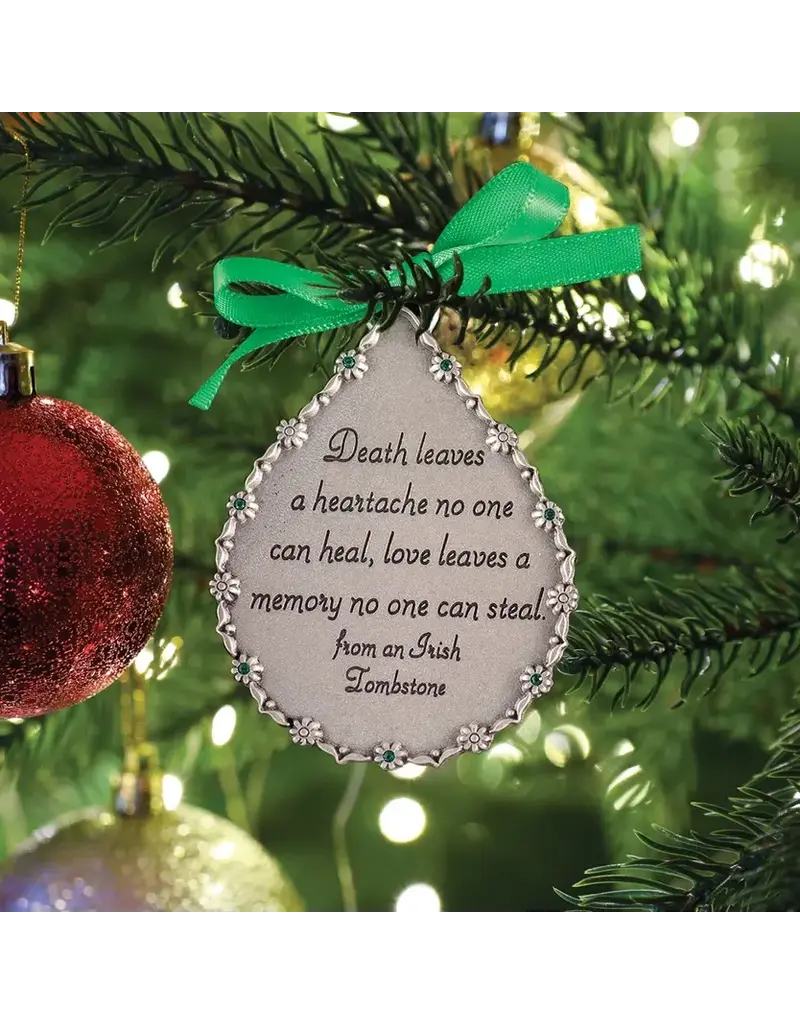 Abbey & CA Gift Irish Memorial Tear Ornament