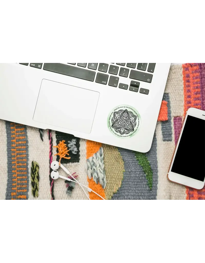 Firefly Wishes Celtic Knot Trinity Prayer Vinyl Sticker