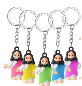Spiritus (New Day) Mini Jesus Keychain - Glow in The Dark